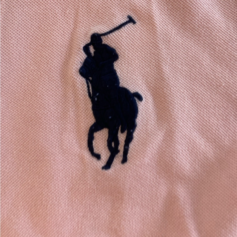 Polo Ralph Lauren Big Pony Cotton Mesh Polo Shirt 12months pink - Picture 6 of 7